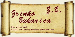 Zrinko Bukarica vizit kartica